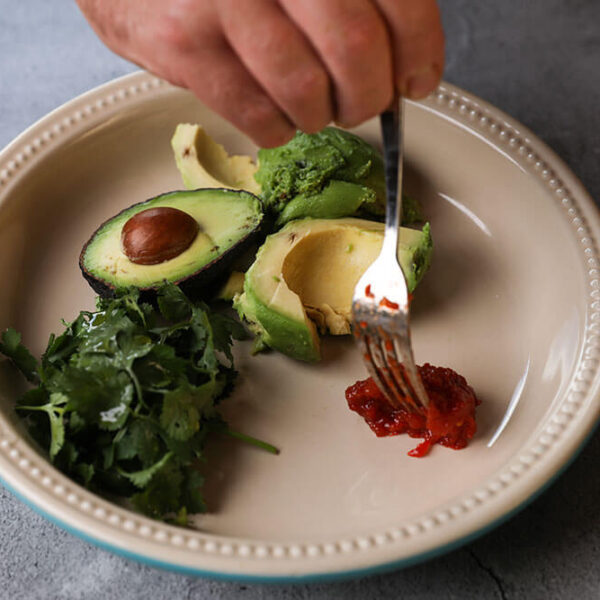 TIGER LILY PEPPER® & LIME SAMBAL GUACAMOLE with avocado